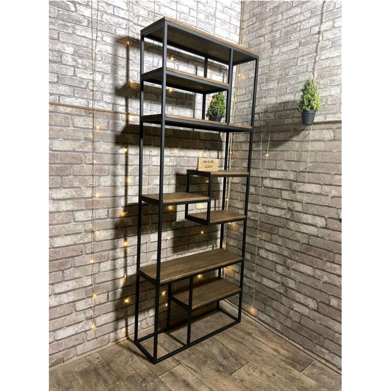 Стелаж 200×100×30 см MSM — високий стелаж із надійним металевим каркасом