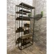 Стелаж 200×100×30 см MSM — високий стелаж із надійним металевим каркасом