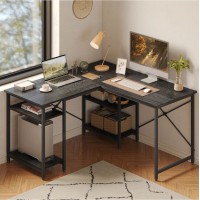 Письмовий стіл "Haigh" L-подібної форми з полицями