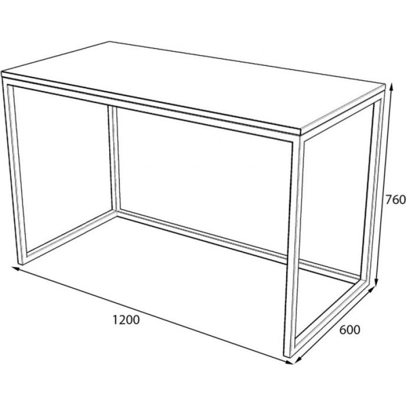 Стіл офісний у стилі Loft 