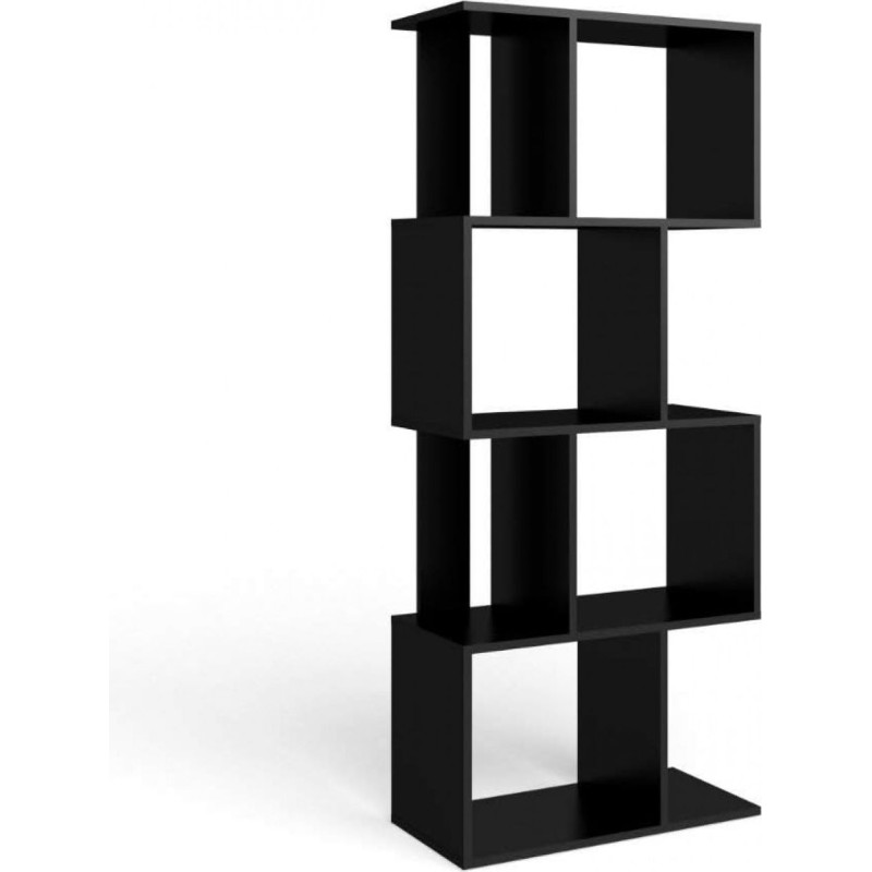 Полиця-стелаж Movelbento Black MSM — стильна чорна лофт-полиця