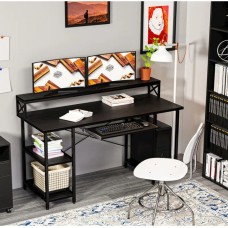 Комп'ютерний стіл на металевій основі