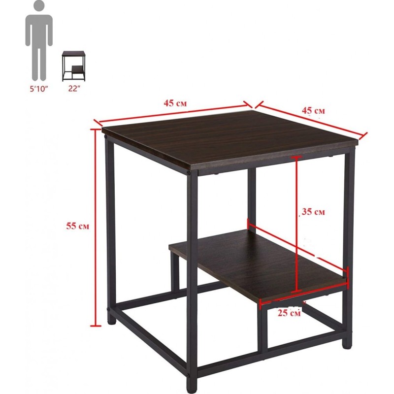 Тумба в стилі MSMLOFT 550×450×450 мм