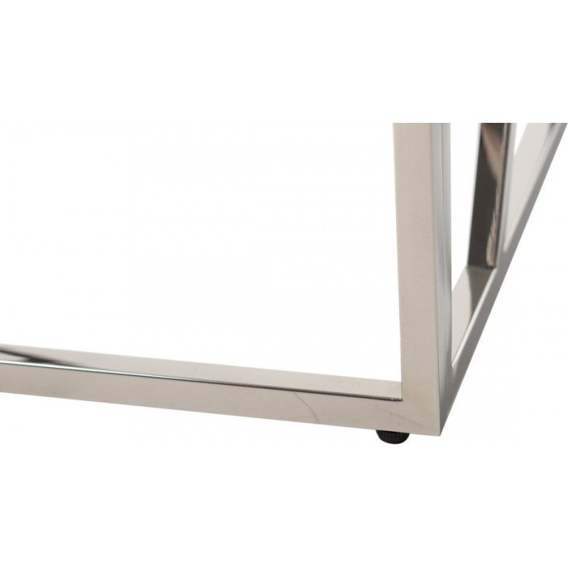 Консоль CF-3 прозорий срібло Vetro MSMLOFT