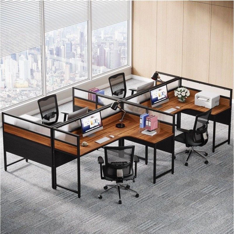 L-shaped corner office table (140×120×110 cm)