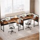 L-shaped corner office table (140×120×110 cm)