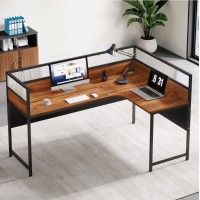 L-shaped corner office desk