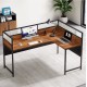 L-shaped corner office table (140×120×110 cm)
