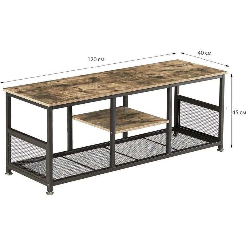 VECELO stand with open shelves - MSMLOFT