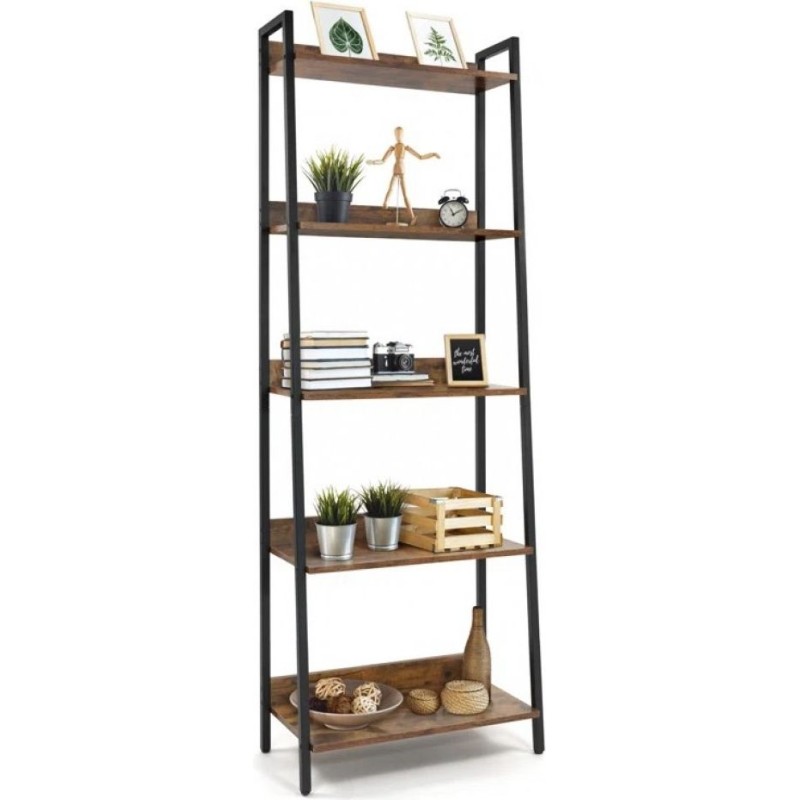 Стелаж “CAPHAUS” MSM — просторій 5-ярусний органайзер для дому чи офісу