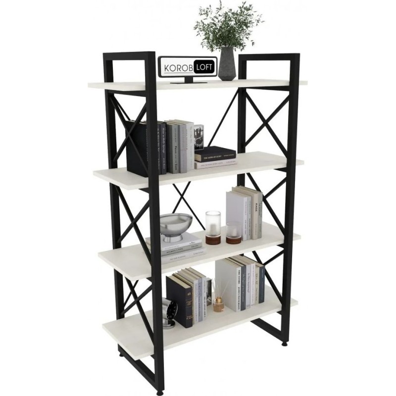 Стелаж Loft на 4 полички — 1370×900×400 мм для дому і офісу