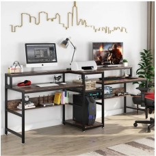 Великий стіл у стилі Loft на два місця №2