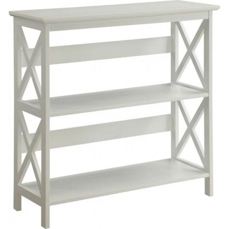 Етажерка Darek MSM — стильна 3-ярусна шафа для книг і декору