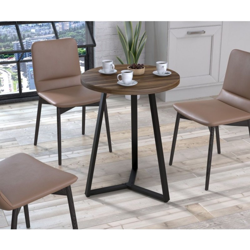 Круглий обідній стіл Трікс — MSMLOFT (Ø60)