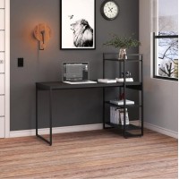 Table with 3 shelves, white