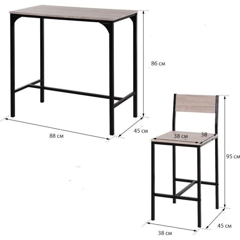 Обідній набір Carbon Loft