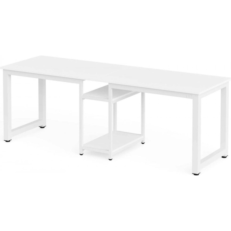 Стіл двомісний з полицями — 200×60×72 см