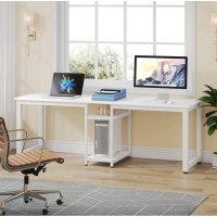 Стіл двомісний з полицями