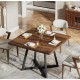 Square dining table for 4 people