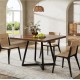 Square dining table for 4 people