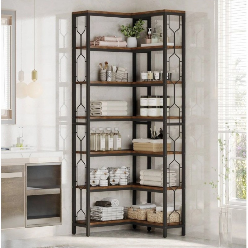 Кутовий 7-ярусний стелаж Etagere 11 — економія простору зі стилем