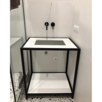 Тумба без дверей під раковину із ЛДСП у стилі лофт 750х850х600 мм