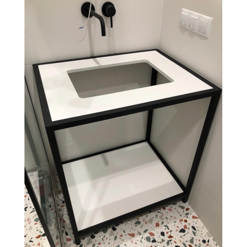 Cabinet without door under the sink, LOFT style, 850×600×750 mm (MSM)