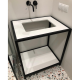 Cabinet without door under the sink, LOFT style, 850×600×750 mm (MSM)