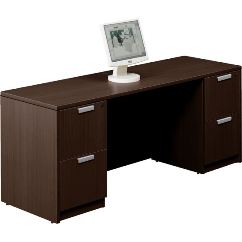 Стіл Credenza — сучасний письмовий стіл з подві́йною підставкою (MSMLOFT)