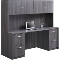 At Work Credenza and Hutch Set