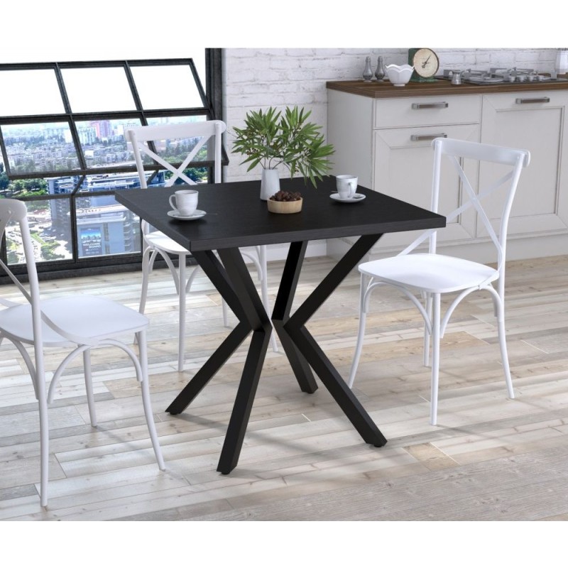 Обідній квадратний стіл Кубра (80 × 75,2 см), MSMLOFT