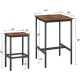 Квадратний барний стіл із 2 барними стільцями