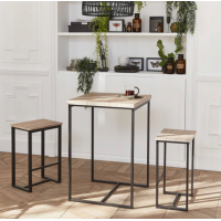 High table with 2 bar stools