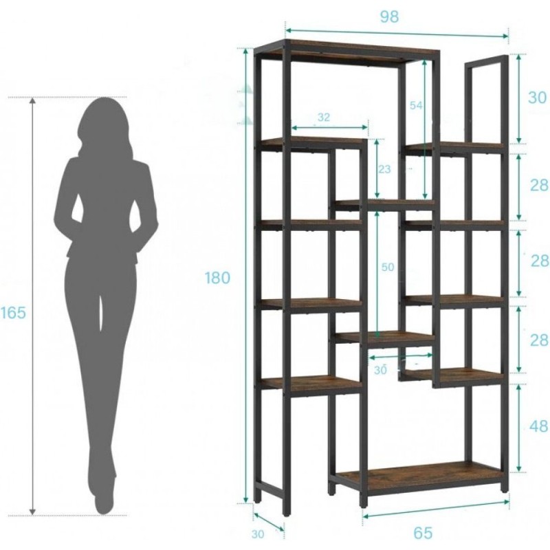 Стелаж " Argenziano" — естетичний та функціональний стелаж для дому або офісу