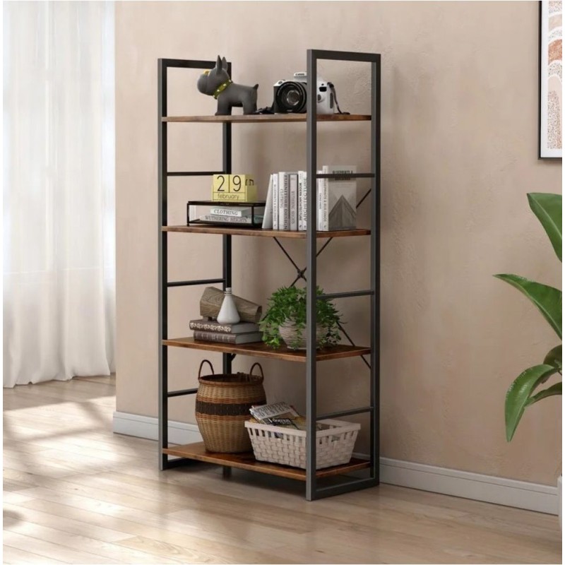 Стелаж Landrienne з 4 полицями, 120×60×30 см