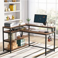 Письмовий стіл двосторонній L-подібний з полицями