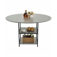 Обідній стіл VEVOR круглий 120 см на 2-4 особи