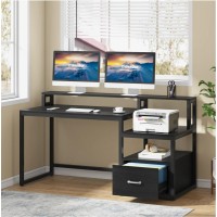 Письмовий стіл з полицями та ящиком для файлів