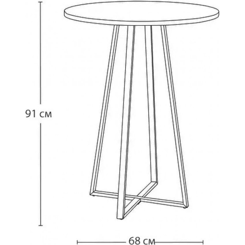 Стіл Silver Orchid Pugo