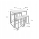 Високий стіл з 4 барними стільцями