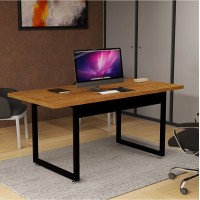 Офісний стіл в індустріальному стилі, горіх