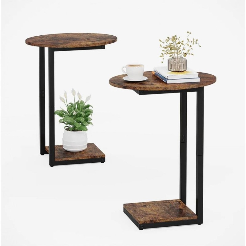 C-подібний набір невеликих бокових столиків – 65х40х24 см.