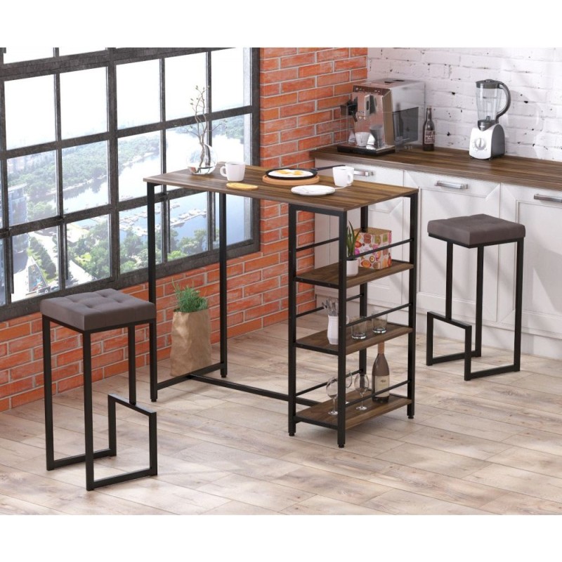 Барний стіл зі стелажем BSS-110