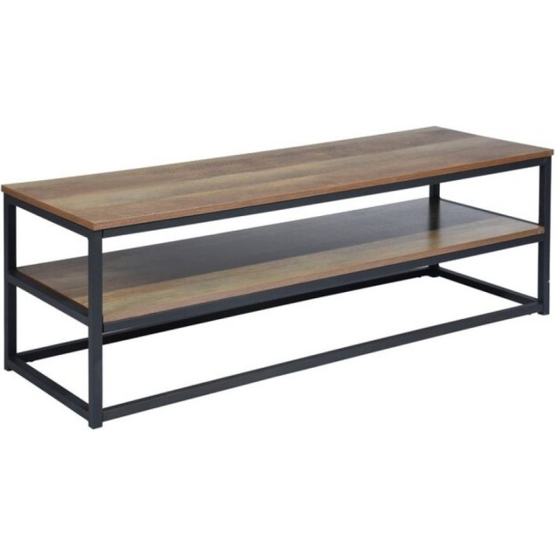 Тумба під телевізор MSMLOFT 120 см — металева, 2 полиці