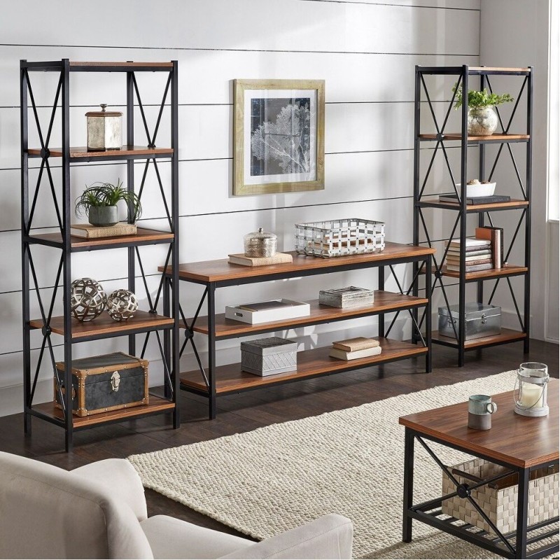 Metal Etagere TV Stand – ТВ-тумба до 70”