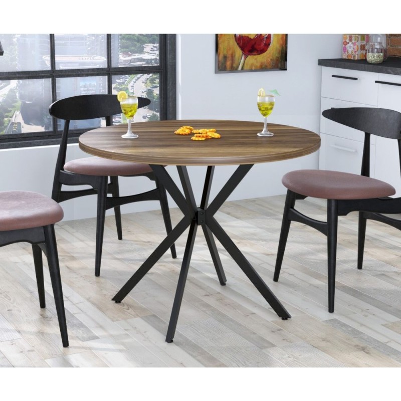 Круглий обідній стіл Оскар —  MSMLOFT (Ø100)