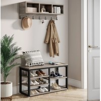 Вішалка для одягу 5 В 1 з настінною полицею