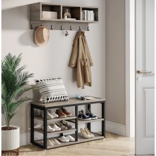 Вішалка для одягу 5 В 1 з настінною полицею