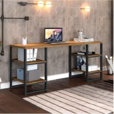 Письмовий стіл Innovare з 4 полицями, горіх