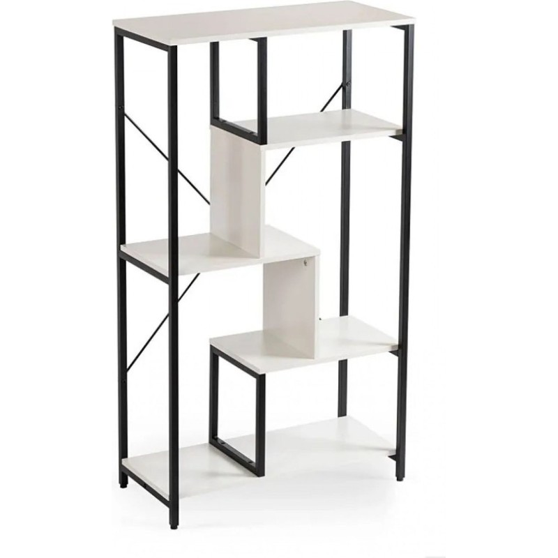 Стелаж “Гадона”  MSM — стильний і місткий металевий стелаж 132×74×35 см